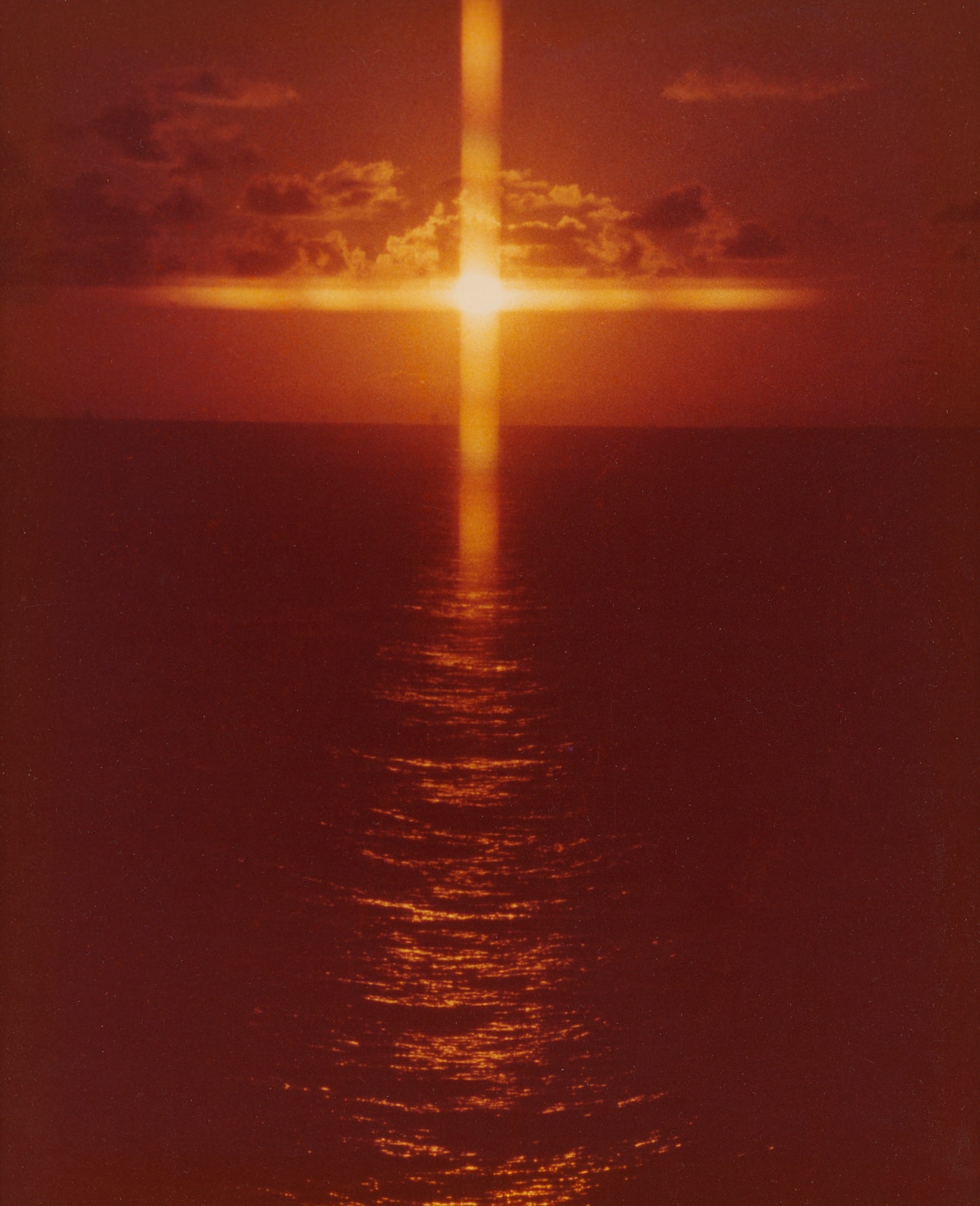 Cross in the Sunset: 4x6